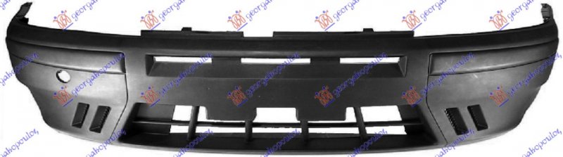 FRONT BUMPER 3 DOORS BLACK