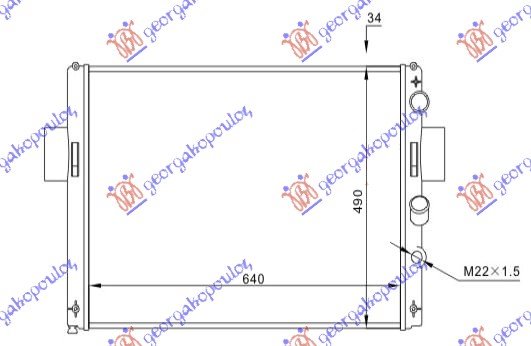 HLAD MOT.2.5D-2.8TDi+A/C(64.2x48.8x34)VA