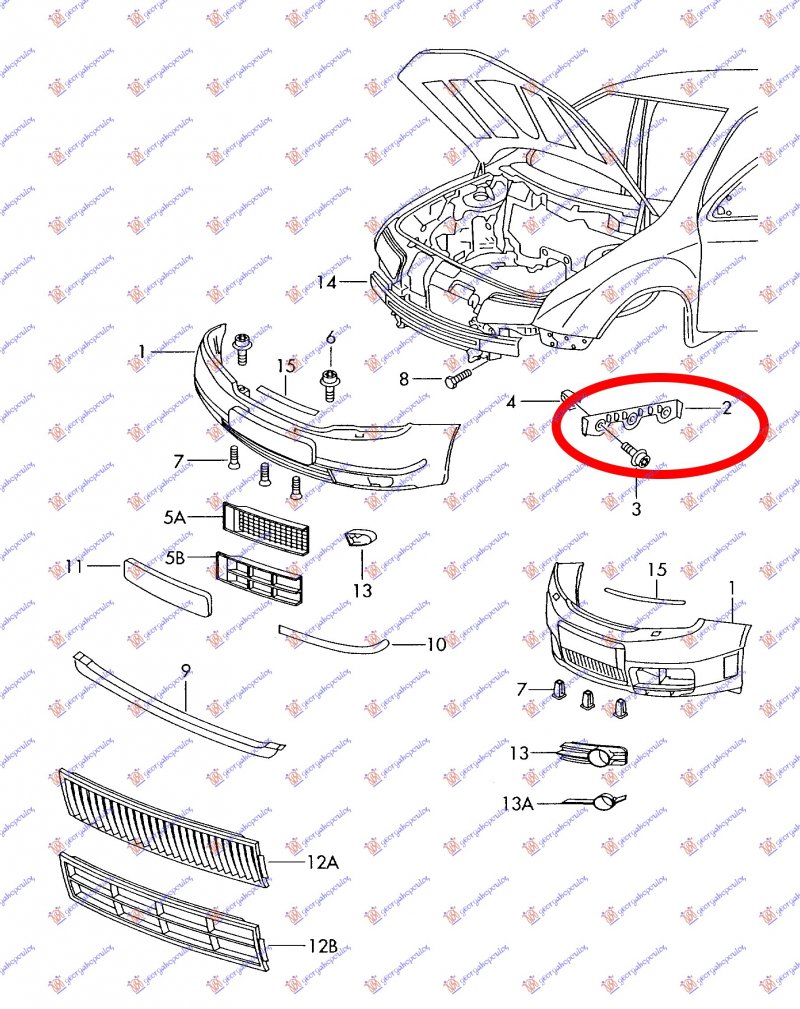 FRONT BUMBER SIDE HOLDER BRACKET -04