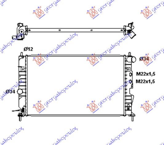 RAD.1,6-1,816V A/C (61x37)