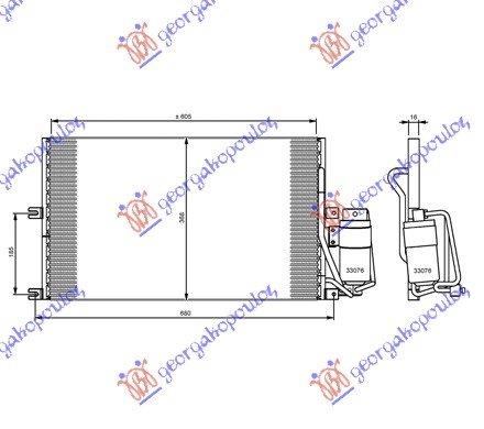 CONDENSER (61x36.8x2.2)