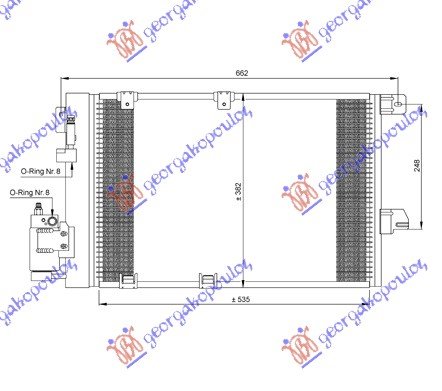 CONDENSER -02 M/A (54x38.2x1.6)(WITH