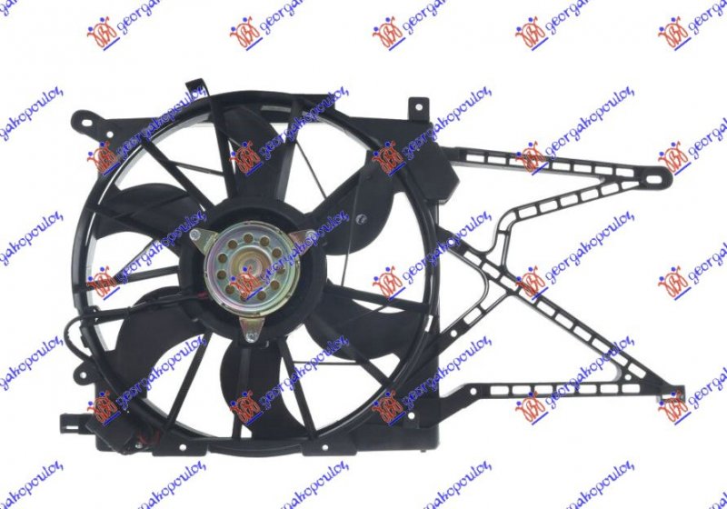 VENTILATOR KOMPLET DIZEL (-A/C)3 PIN