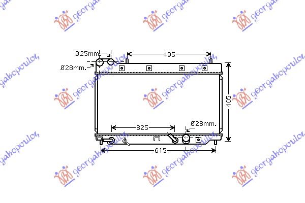 RAD1.4 8V +/-A/C A/T 04- (32,5x65)