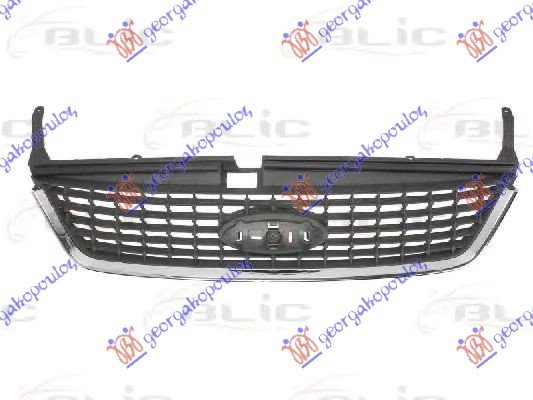 GRILLE BLACK (W/CHROME FRAME)