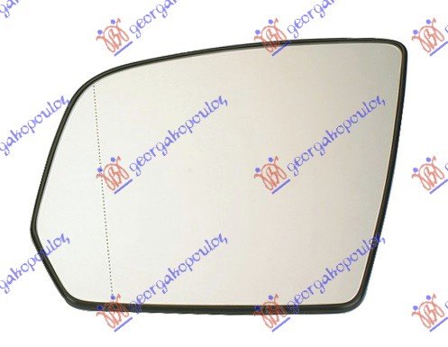 DOOR MIRROR GLASS HEATED 08-