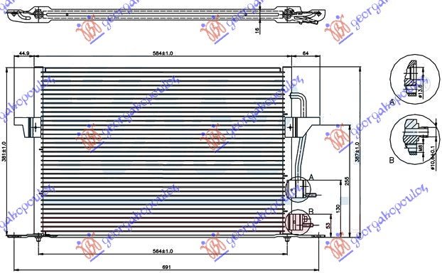 CONDENSR PETROL-DIESEL (54x38.2)