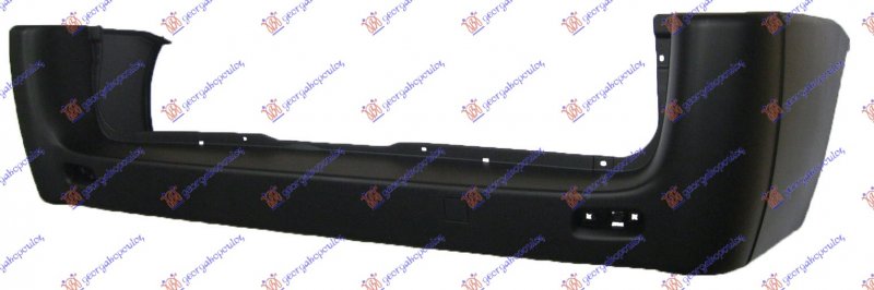 REAR BUMPER BLACK (LONG CHASSIS)