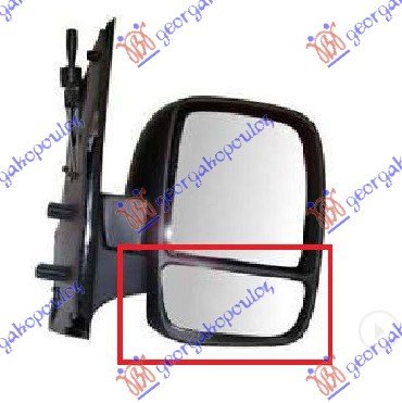 DOOR MIRROR GLASS LOWER