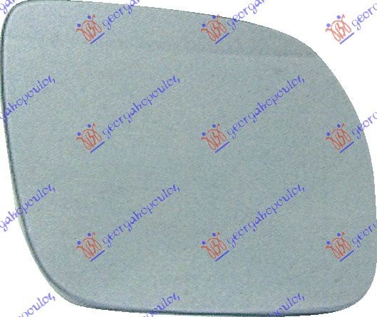 DOOR MIRROR GLASS -03 BLUE HEATED SHORT