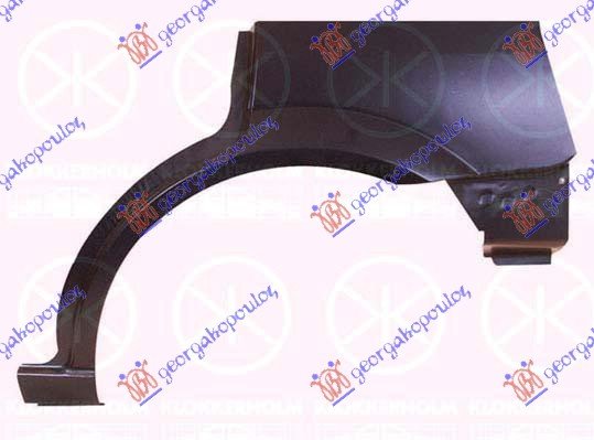 REAR WHEEL ARCHE 4 DOORS