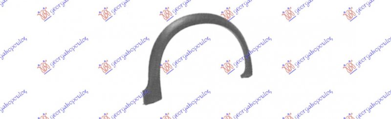 REAR FENDER PLASTIC RIM