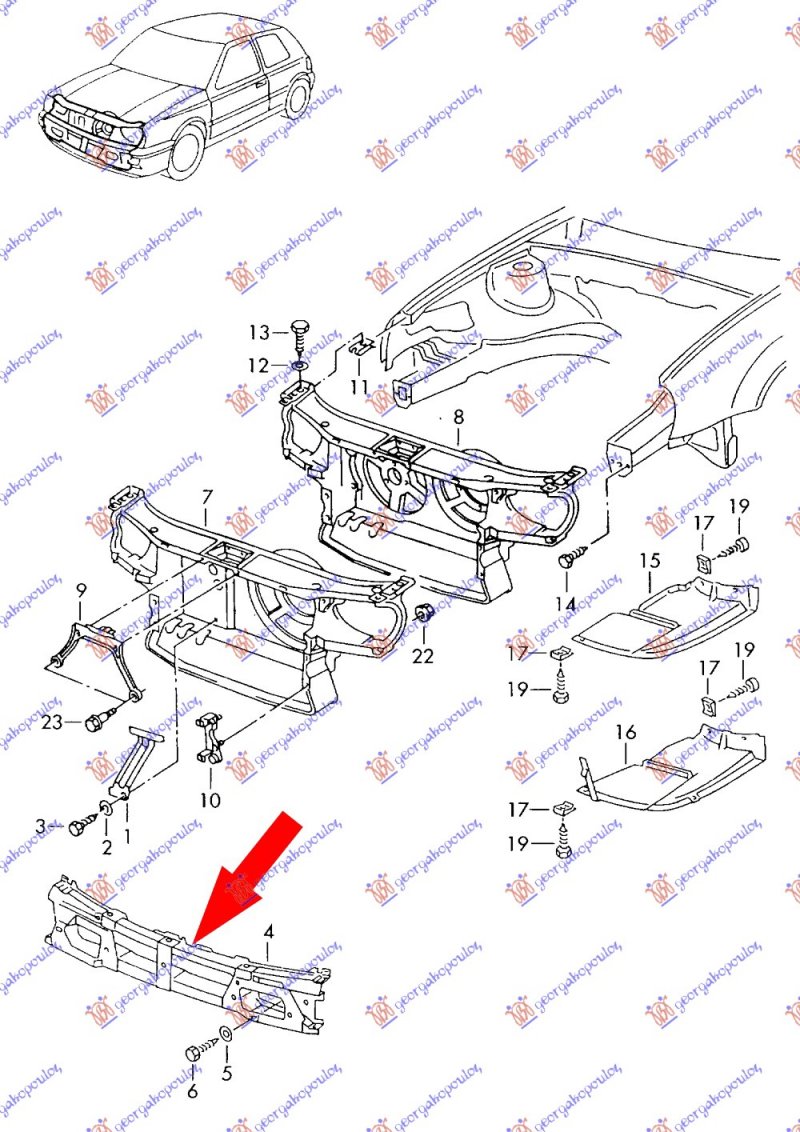 FRONT BUMPER REINFORCEMENT