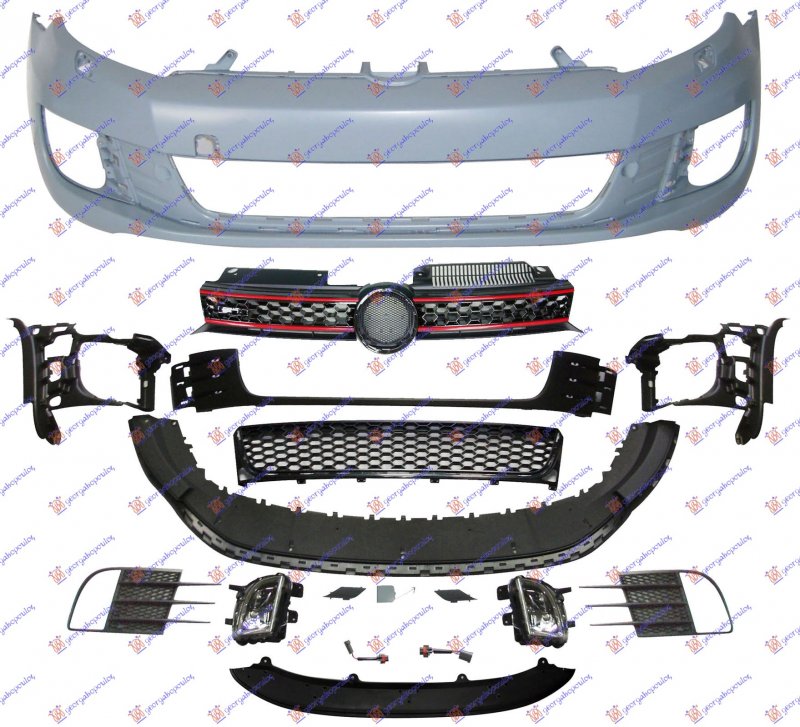 FRONT BUMPER (LOOK GTi) COMPLETE W/GRILL