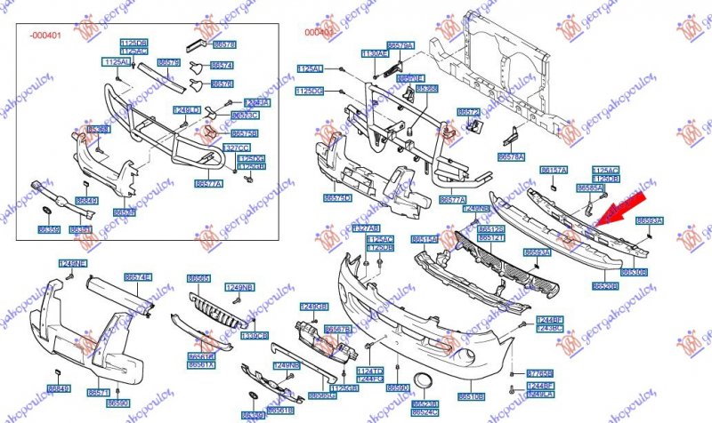 FRONT BUMPER REINFORCMENT -01