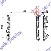 RADIATOR PETROL (43x38) (COOL FAN ON)