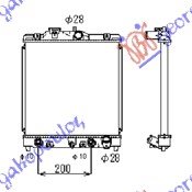 RADIATOR 1,4i16V-1,6i16V(35,2x34,7x16)AU