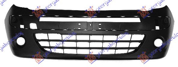 FRONT BUMPER PRIMED (W/FOG LAMP HOLES)