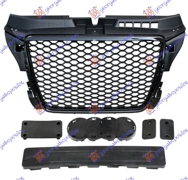 GRILLE (RS LOOK) BLACK 10-