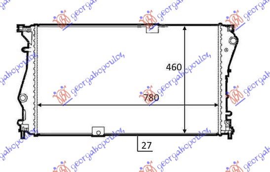 RADIATOR 2.0 CDTi (78x45.8) VALEO TYPE