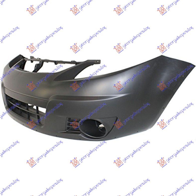 FRONT BUMPER -11 W/FIXED GRILLES