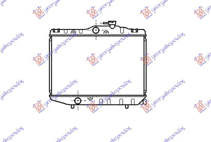 RADIATOR 1,0-1,3CC(32x45)