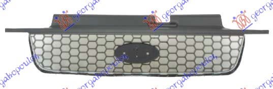 GRILLE BLACK (CHROME MULDING) -05