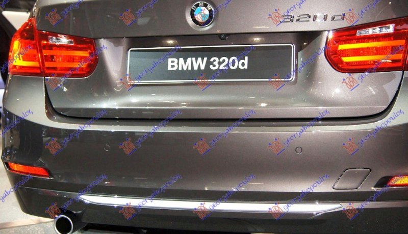 REAR BUMPER MOULDING SILVER