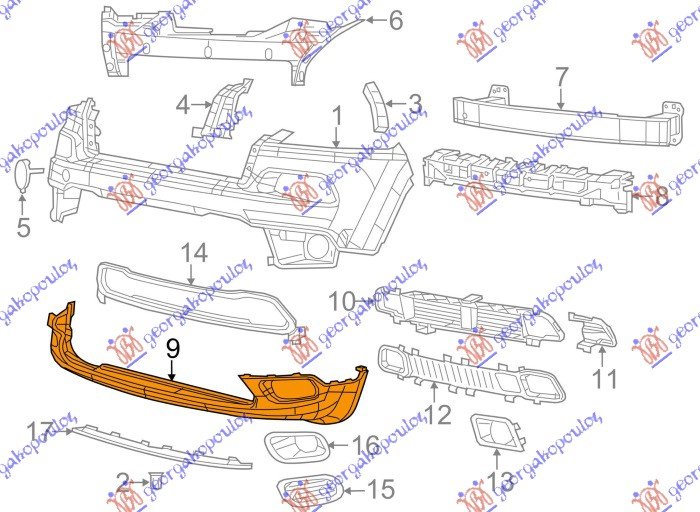 FRONT BUMPER LOWER