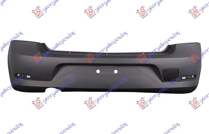 REAR BUMPER (LOGAN) MAT-BLACK