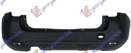 REAR BUMPER BLACK