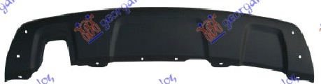 REAR BUMPER LOWER MOULDING BLACK