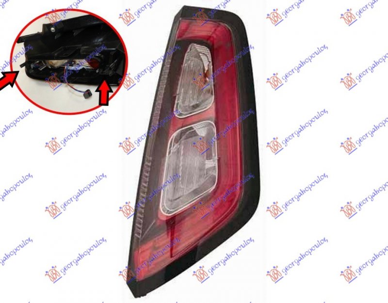 TAIL LAMP SPORT (BLACK FRAME) ()