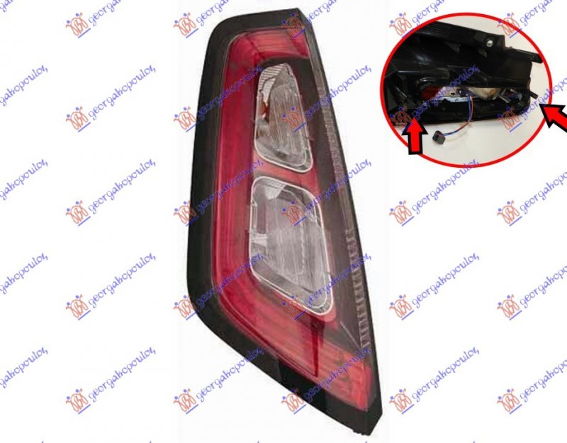 TAIL LAMP SPORT (BLACK FRAME) ()