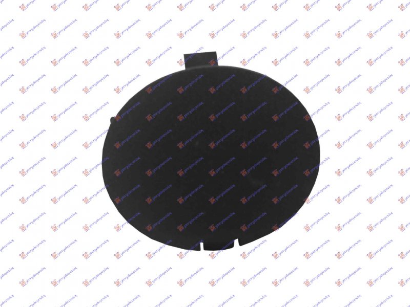 TOW HOOK COVER FRONT (BLACK)