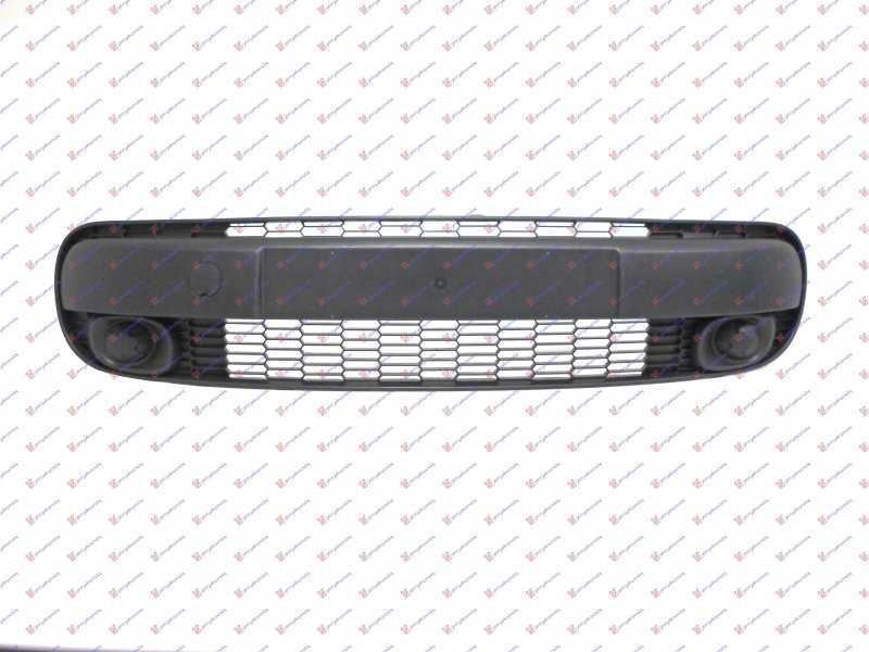 FR.BUMPER GRILLE W/MOULD.(W/O F.)