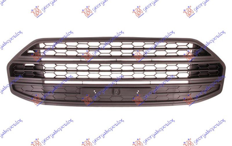 FR. BUMPER GRILLE (BLACK)