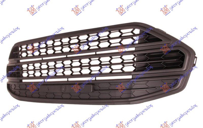 FR. BUMPER GRILLE (BLACK)