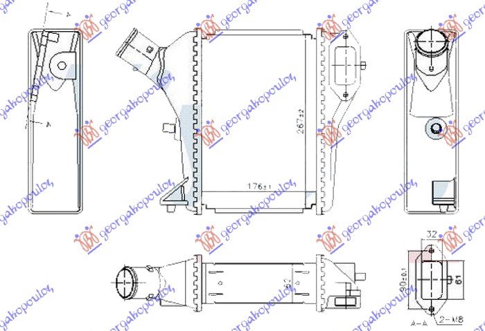 INTER.1.6i DTEC DIZEL(175x255x62)