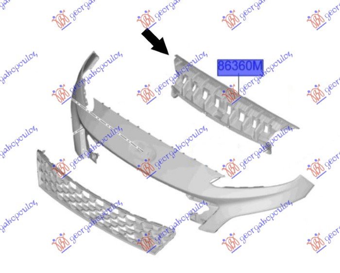 NOSAC PVC MASKE GORNJI (O)