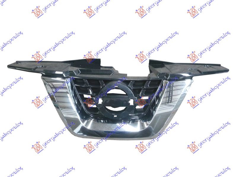 GRILLE (MIDDLE PART) W/CHROME MOULD.