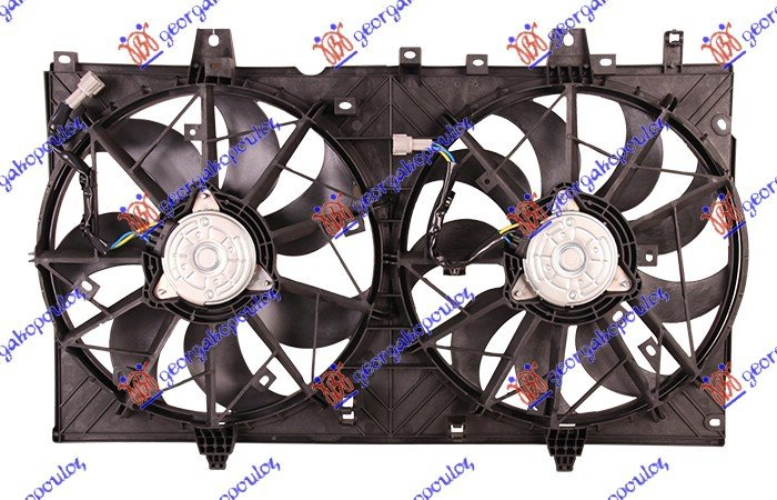 COOLING FAN ASSY (DOUBLE) 2.0-2.5 PETR.