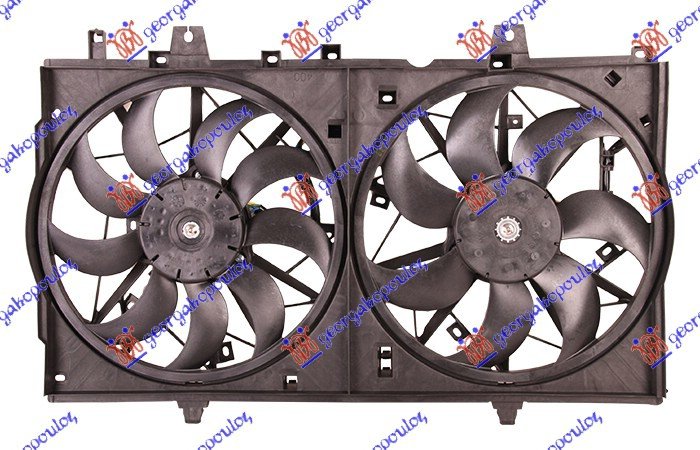 COOLING FAN ASSY (DOUBLE) 2.0-2.5 PETR.