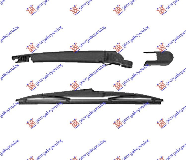 REAR WIPER ARM WITH BLADE (H/B-SW)240mm