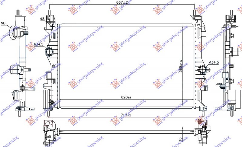 RAD. 1.0 TUR. PET. MAN.(ENG.B10XFT 85kw)