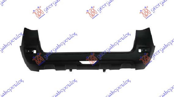 REAR BUMPER PRIMED BLACK