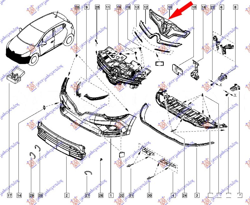 GRILLE INNER