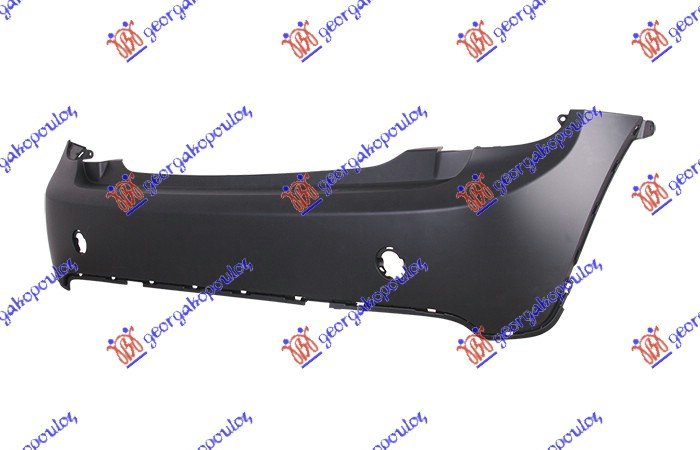 REAR BUMPER PRIMED 3D  CABRIO