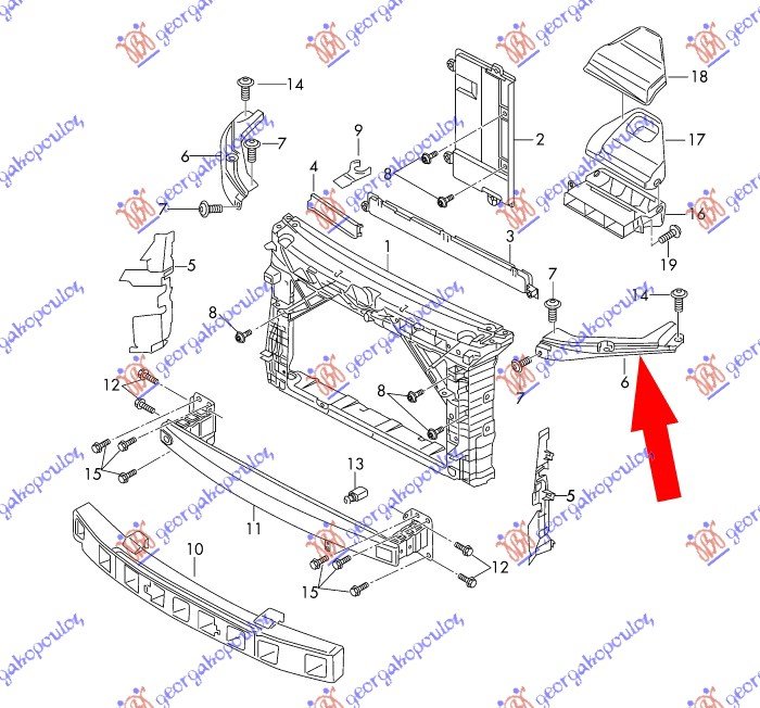 FRONT PANEL UPPER SIDE STEEL