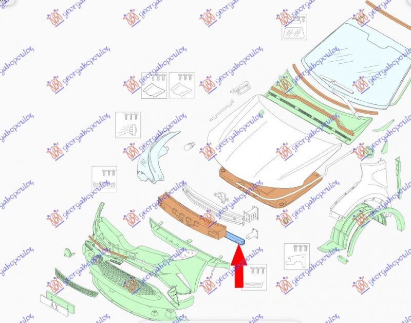 SINA PREDNJEG BRANIKA ALUMINIJUMSKA